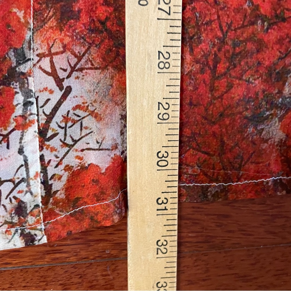 CCC Sheer Open Kimono Cardigan Asian Art To Wear Nature One Size READ B32 - Picture 13 of 14